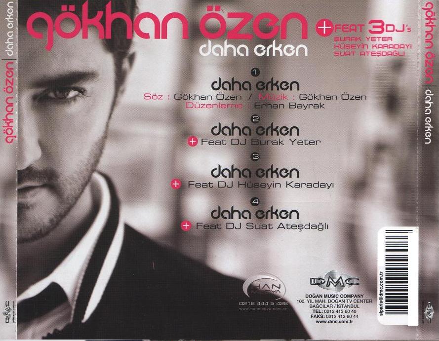 دانلود میکس ترانه های daha erken  از خواننده ترکیه گوکان اوزن gokhan ozen